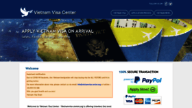 What Vietnamvisa-center.org website looked like in 2022 (2 years ago)