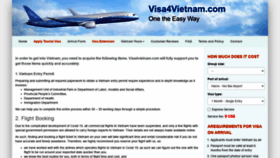 What Visa4vietnam.com website looked like in 2022 (2 years ago)