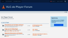 What Vlc-forum.de website looked like in 2022 (2 years ago)