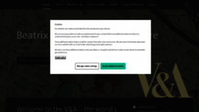 What Vam.ac.uk website looked like in 2022 (2 years ago)