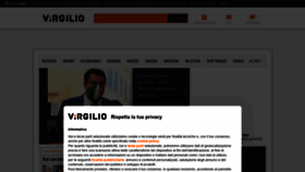 What Virgilio.it website looked like in 2022 (4 years ago)