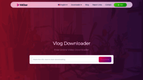 What Vlogdownloader.com website looked like in 2022 (2 years ago)