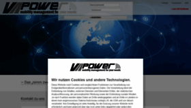 What Vpowerfleet.de website looked like in 2022 (2 years ago)