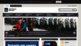 What Vastervik.se website looked like in 2022 (2 years ago)
