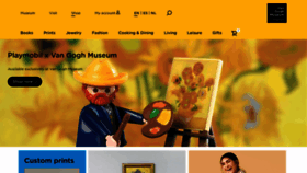 What Vangoghmuseumshop.com website looked like in 2022 (2 years ago)