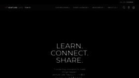 What Venturecafetokyo.org website looked like in 2022 (3 years ago)