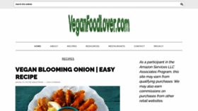 What Veganfoodlover.com website looked like in 2022 (2 years ago)