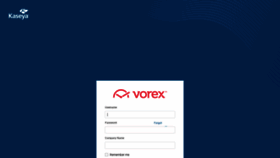 What Vorexlogin.com website looked like in 2022 (2 years ago)