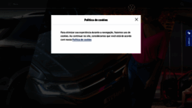 What Volkswagen.com.br website looked like in 2022 (2 years ago)