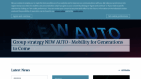 What Volkswagenag.com website looked like in 2022 (2 years ago)