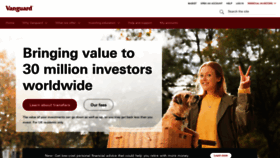 What Vanguardinvestor.co.uk website looked like in 2022 (2 years ago)