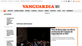 What Vanguardia.com.mx website looked like in 2022 (2 years ago)