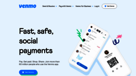 What Venmo.com website looked like in 2022 (2 years ago)