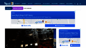 What Vijesti.me website looked like in 2022 (2 years ago)