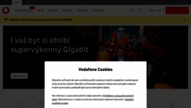 What Vodafone.cz website looked like in 2022 (2 years ago)