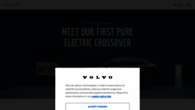 What Volvocars.com website looked like in 2022 (2 years ago)