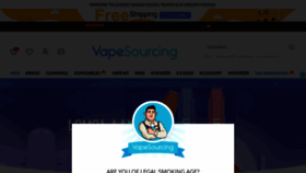 What Vapesourcing.com website looked like in 2022 (3 years ago)