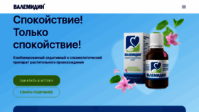 What Valemidin.ru website looked like in 2022 (2 years ago)
