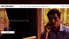 What Vanheusen.com.au website looked like in 2022 (2 years ago)