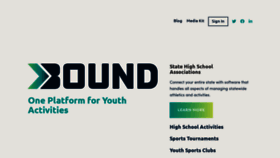 What Varsitybound.com website looked like in 2022 (2 years ago)