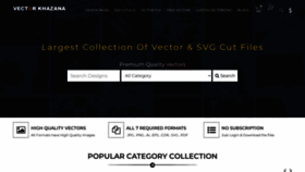 What Vectorkhazana.com website looked like in 2022 (2 years ago)