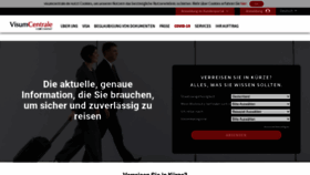 What Visumcentrale.de website looked like in 2022 (2 years ago)