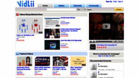 What Vidlii.com website looked like in 2022 (2 years ago)