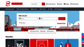What Vbb.de website looked like in 2022 (2 years ago)