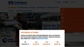 What Volksbanking.de website looked like in 2022 (2 years ago)