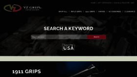 What Vzgrips.com website looked like in 2022 (2 years ago)