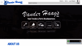 What Vanderhaags.com website looked like in 2022 (2 years ago)