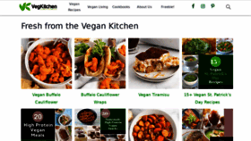 What Vegkitchen.com website looked like in 2022 (2 years ago)