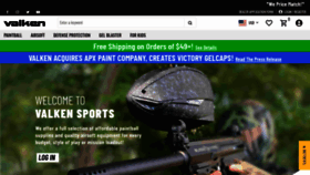What Valken.com website looked like in 2022 (2 years ago)