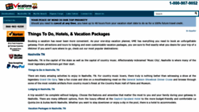 What Vacationsmadeeasy.com website looked like in 2022 (3 years ago)