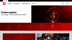 What Vodafone.com.gh website looked like in 2022 (2 years ago)