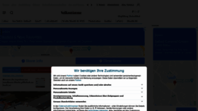 What Volksstimme.de website looked like in 2022 (2 years ago)