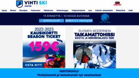 What Vihtiski.fi website looked like in 2022 (2 years ago)