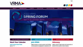 What Vrma.org website looked like in 2022 (2 years ago)