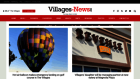 What Villages-news.com website looked like in 2022 (2 years ago)