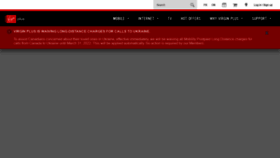 What Virginmobile.ca website looked like in 2022 (2 years ago)