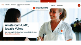 What Vumc.nl website looked like in 2022 (2 years ago)