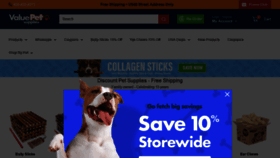 What Valuepetsupplies.com website looked like in 2022 (2 years ago)