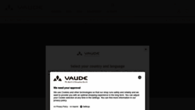 What Vaude.com website looked like in 2022 (2 years ago)