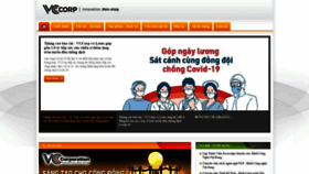 What Vccorp.vn website looked like in 2022 (2 years ago)