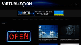 What Virtualizationreview.com website looked like in 2022 (2 years ago)