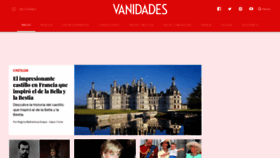 What Vanidades.com website looked like in 2022 (2 years ago)