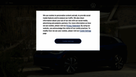 What Volkswagen.com website looked like in 2022 (2 years ago)
