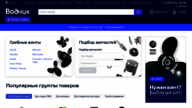 What Vodnik.ru website looked like in 2022 (2 years ago)