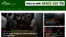 What Vidaeacao.com.br website looked like in 2022 (2 years ago)