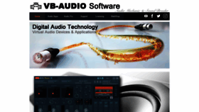 What Vb-audio.com website looked like in 2022 (2 years ago)